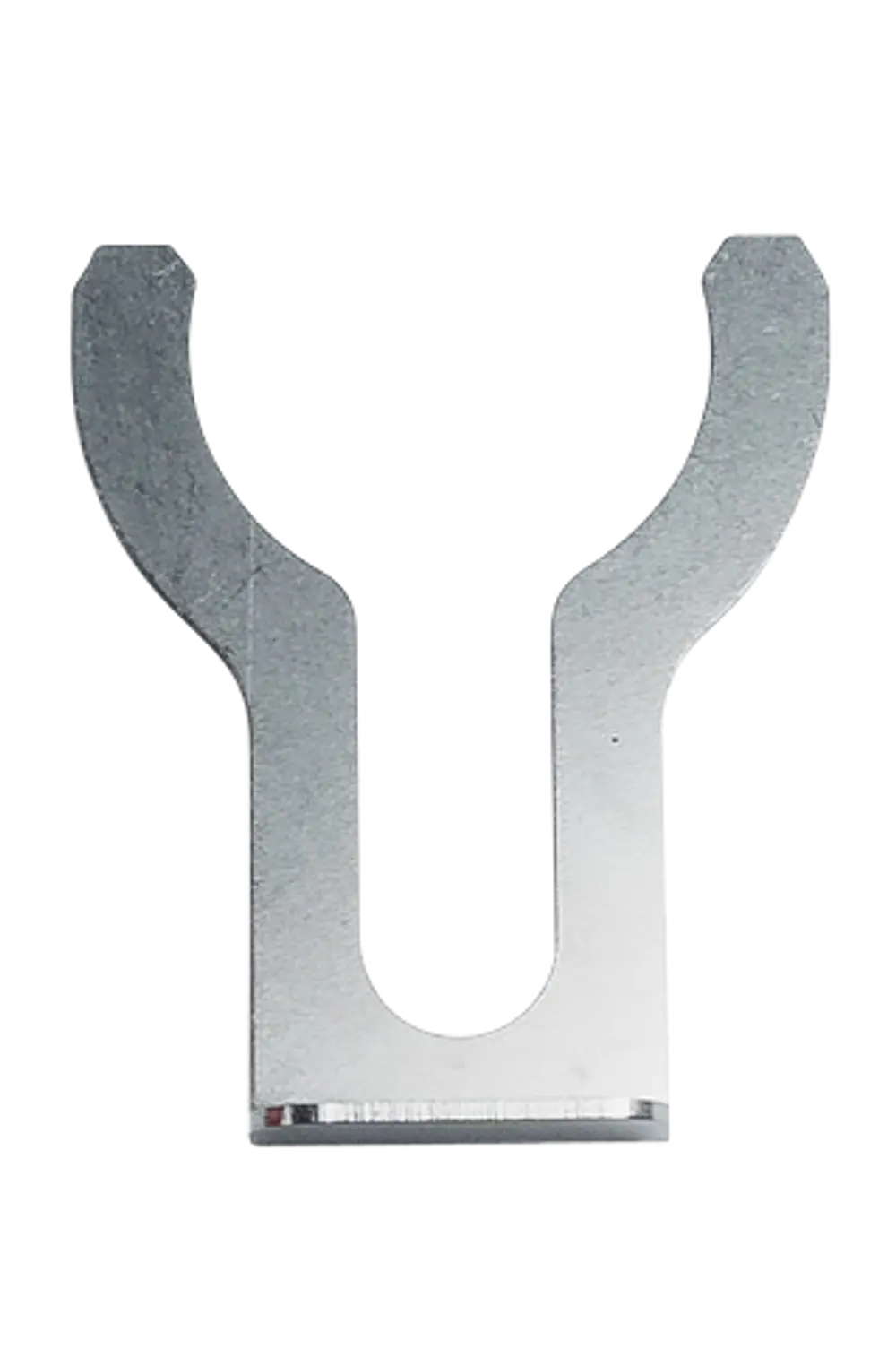 Metallverrohrungsclip mit U-förmigem Design, geeignet für die Montage von Rohren, produziert von Wolf.